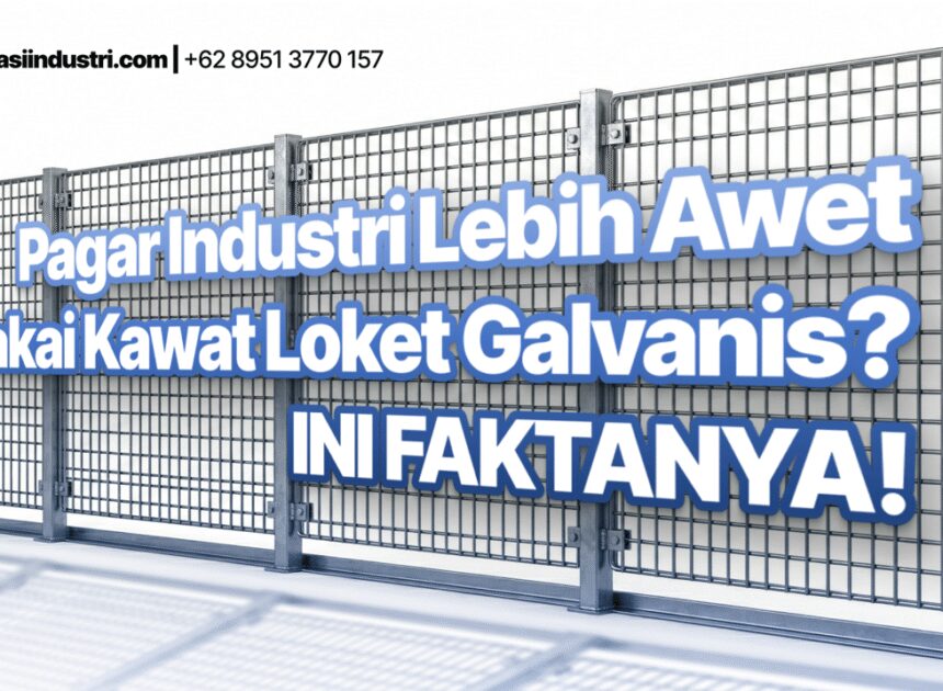 Pagar Industri Lebih Awet Pakai Kawat Loket Galvanis? Ini Faktanya