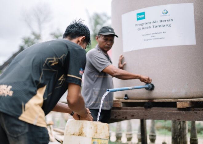 Program CSR Dupoin Sasar Akses Air Bersih bagi Warga Terdampak Banjir dan Longsor di Aceh Tamiang