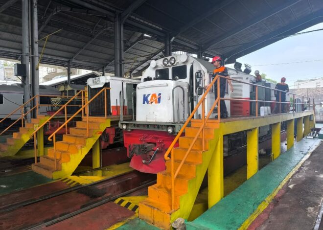 Pastikan Mudik Aman, KAI Divre I Sumut Siagakan 31 Lokomotif dan 73 Kereta Laik Operasi