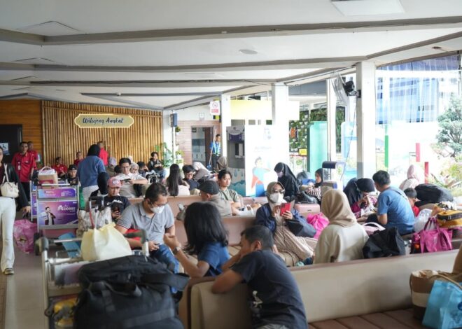 Dua Hari Posko Angkutan Lebaran 2026, KAI Daop 2 Bandung Layani Lebih dari 60 Ribu Pelanggan