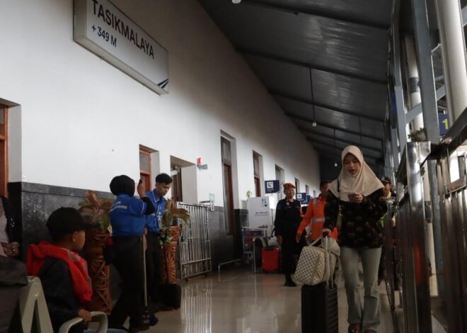 Stasiun Tasikmalaya Jadi Stasiun Tersibuk Ketiga Setelah Bandung dan Kiaracondong pada 5 Hari Angkutan Lebaran 2026