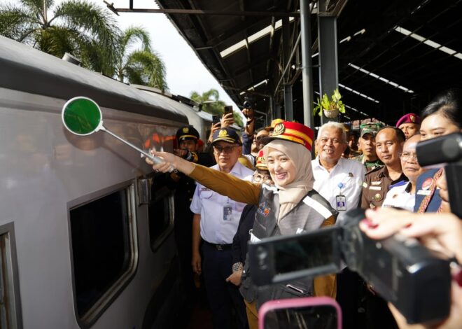Wakil Gubernur Lampung Lepas 1.616 Peserta Mudik Gratis, Manfaatkan Layanan Kereta Api untuk Perjalanan Aman dan Nyaman