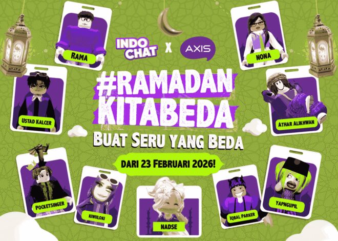AXIS Bersama EVOS Ramaikan Roblox Lewat Aktivasi #RamadanKitaBeda di Map Indo Chat