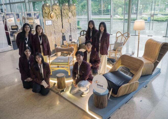 Mahasiswa Interior Design BINUS @Bandung Tampilkan Karya di Indonesia International Furniture Expo (IFEX) 2026