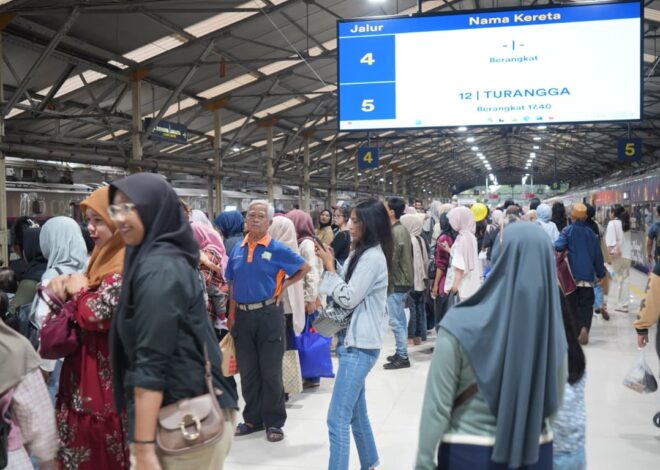 KAI Daop 2 Bandung Prediksi Puncak Arus Mudik Lebaran 2026 Terjadi Hari Ini, 18 Maret 2026