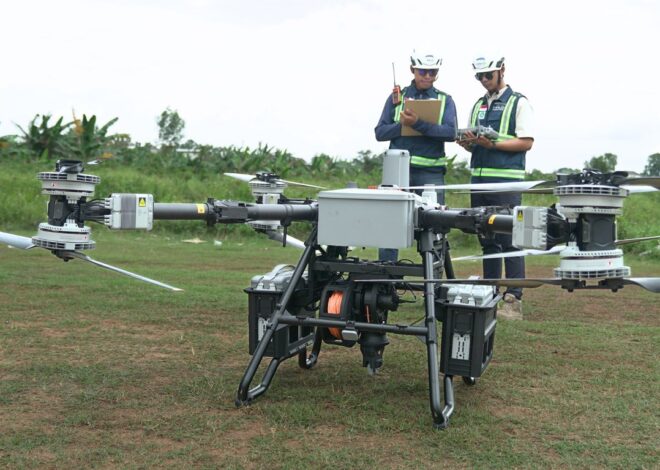 Distribusi Pupuk dan Agrokimia ke Area Terpencil dengan DJI FlyCart 100