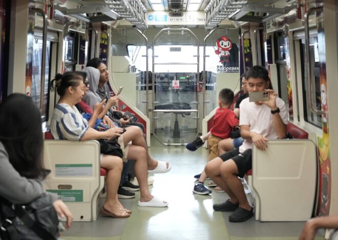 H1 & H2 Lebaran 2026 Pengguna LRT Jabodebek Melonjak Hingga 79 Persen