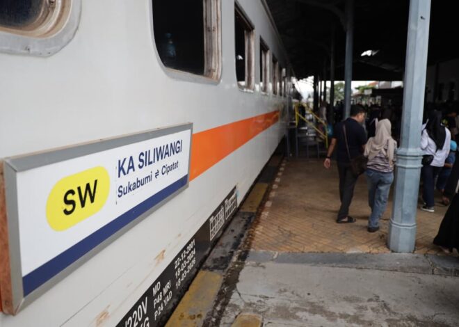 KA Siliwangi Jadi Primadona Lebaran 2026, Okupansi Tembus 201% di Lintas Cipatat–Sukabumi