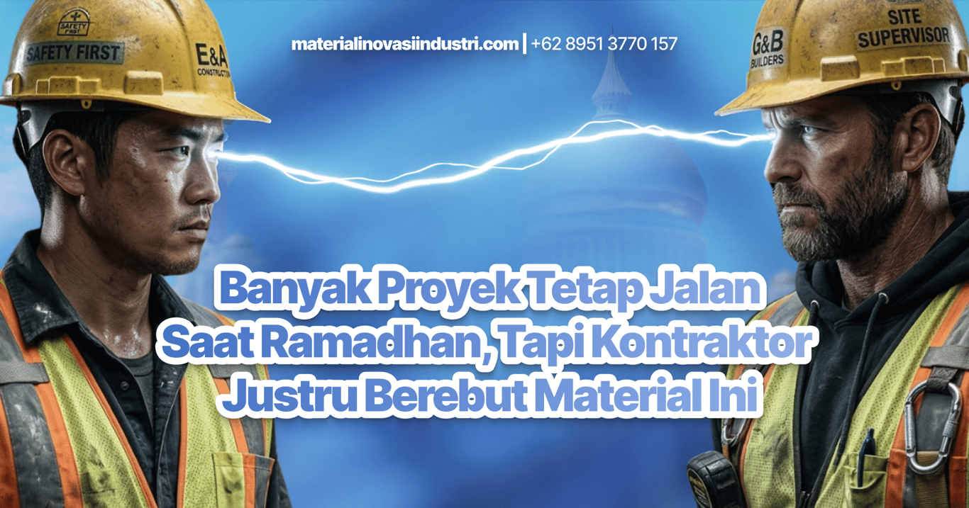 Banyak Proyek Tetap Jalan Saat Ramadhan, Tapi Kontraktor Justru Berebut Material Ini