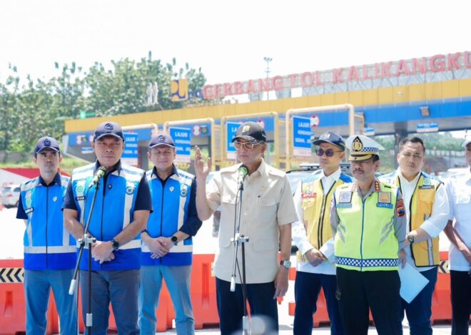 Tinjau GT Kalikangkung, Menteri Pekerjaan Umum dan Dirut Jasa Marga Pastikan Kesiapan Infrastruktur Jalan Tol Periode Arus Balik Idulfitri 1447H/2026 Dalam Kondisi Baik