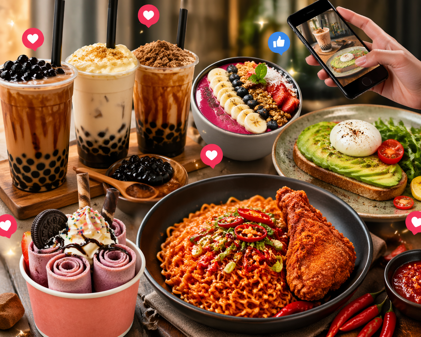 Tren Makanan Kekinian di Indonesia yang Patut Dicoba