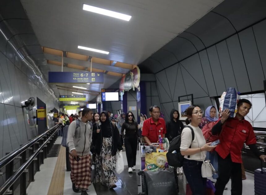 KAI Daop 2 Bandung Catat Kenaikan 19,9% Penumpang KA Jarak Jauh pada Triwulan I 2026, Maret Jadi Puncak Tertinggi