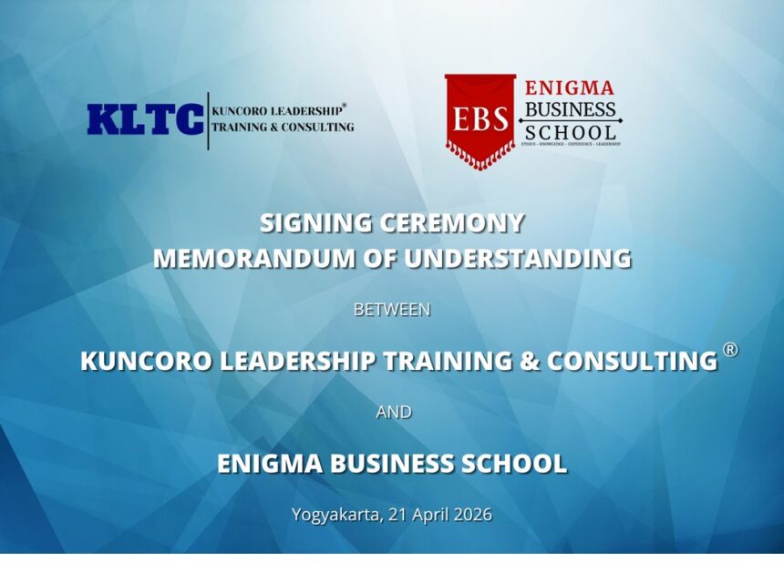 Perkuat Sinergi Akademik dan Industri Global, KLTC Lakukan MoU Dengan Enigma Business School (EBS)