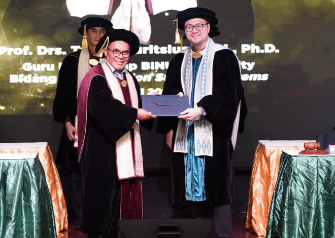 Prediksi Semakin Akurat, Tapi Keputusan Masih Sulit: Ini Sorotan Prof. Tuga Mauritsius dalam Pengukuhan Guru Besar di BINUS University