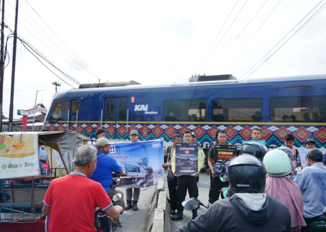 Himbauan Kepada Masyarakat untuk Taat Saat Melintas di Perlintasan Kereta Api Demi Keselamatan Bersama