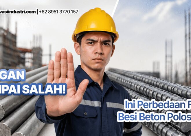 Jangan Sampai Salah! Ini Perbedaan Strategis Besi Beton Polos vs Ulir untuk Struktur Bangunan