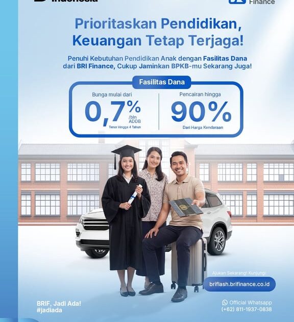 Prioritaskan Pendidikan Tanpa Tekanan Finansial, Ini Solusi dari BRI Finance