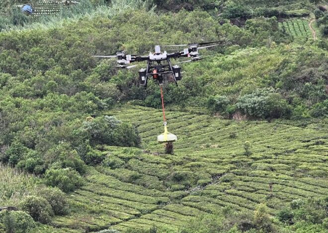 Drone Kargo DJI FlyCart 100 untuk Distribusi Logistik di Medan Ekstrem