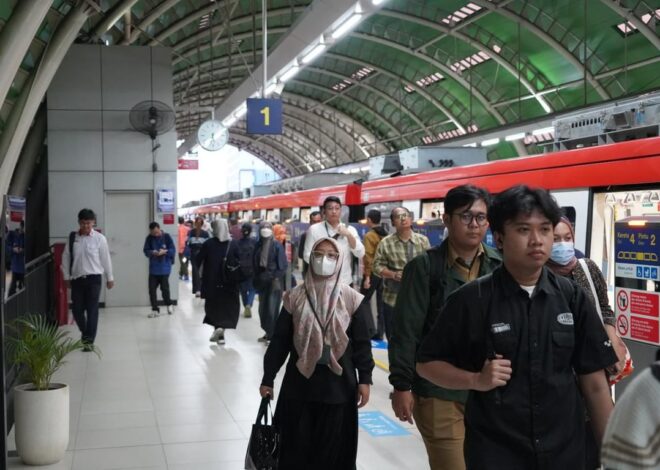 Pengguna LRT Jabodebek Tembus 127 Ribu, Jadi Alternatif Mobilitas di Tengah Penyesuaian Operasional Bekasi
