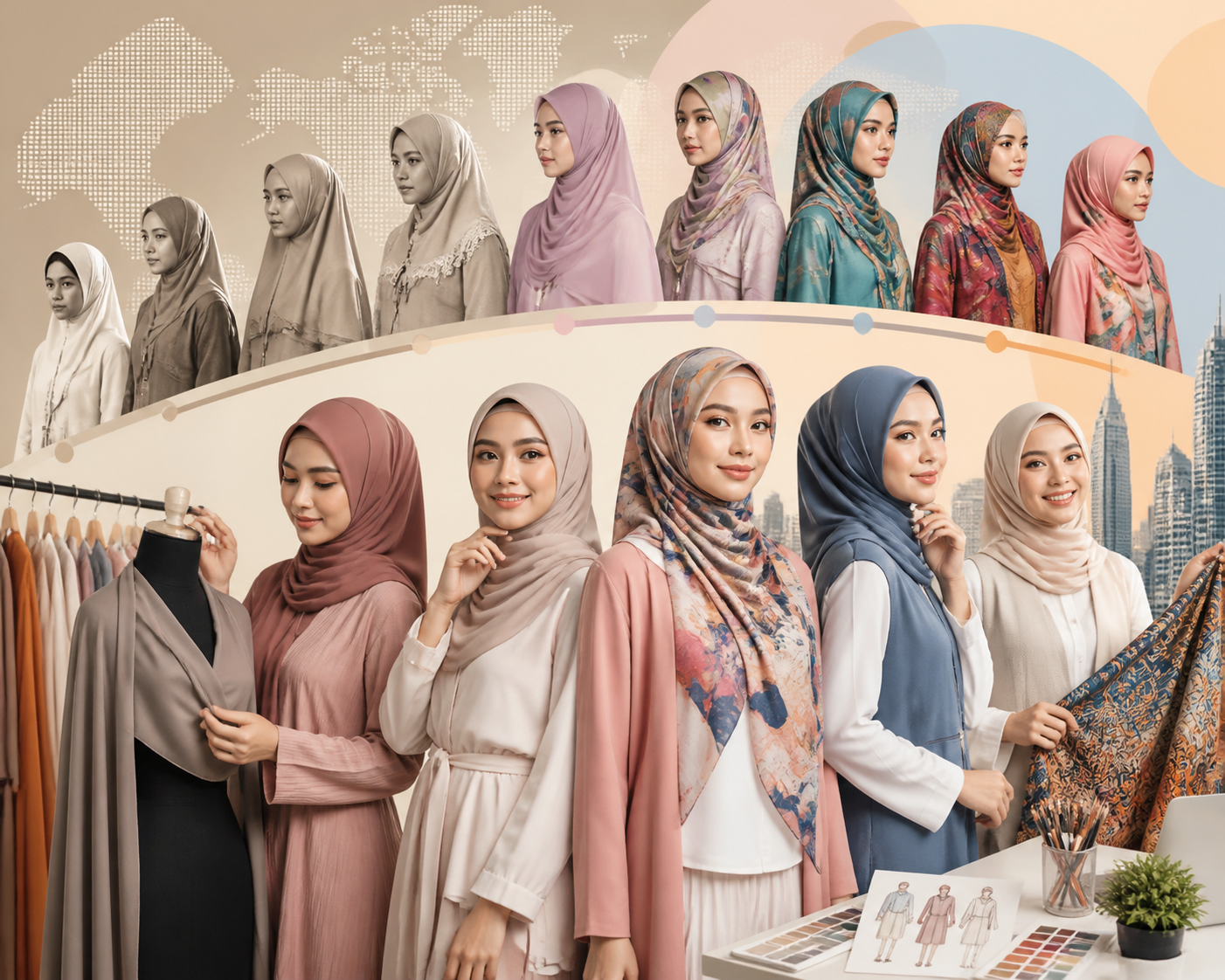 Evolusi Fashion Hijab di Indonesia: Dari Tradisional ke Modern