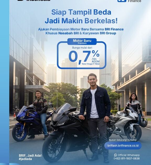Dorong Akses Motor Premium, BRI Finance Tawarkan Skema Pembiayaan Mulai 0,7%