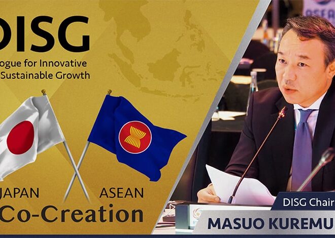 DISG: Platform Kerja Sama Ekonomi Jepang-ASEAN Diluncurkan di Tengah Pandemi COVID-19. Masuo Kuremura, Mantan Sekretaris Menteri Ekonomi, Perdagangan, dan Industri, Ditunjuk sebagai Ketua