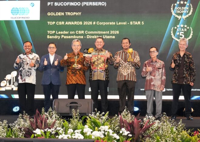 SUCOFINDO Raih TOP CSR Awards 2026, Tegaskan Komitmen terhadap ESG dan Pembangunan Berkelanjutan