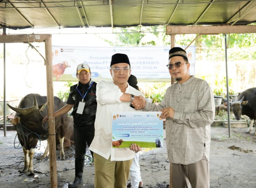 SUCOFINDO Tebar Semangat Berbagi melalui Penyembelihan Kurban Serentak di Seluruh Indonesia