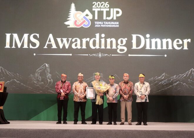 Terapkan Standar Pelayanan Unggul, SUCOFINDO Raih Predikat Emas Kategori Surveyor di Indonesia Mining Services Awards 2026
