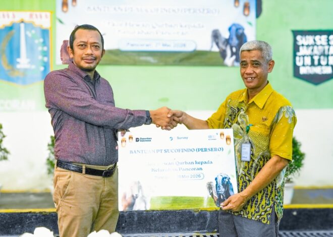 Pererat Kebersamaan dengan Masyarakat, SUCOFINDO Salurkan Bantuan Hewan Kurban di Kelurahan Pancoran