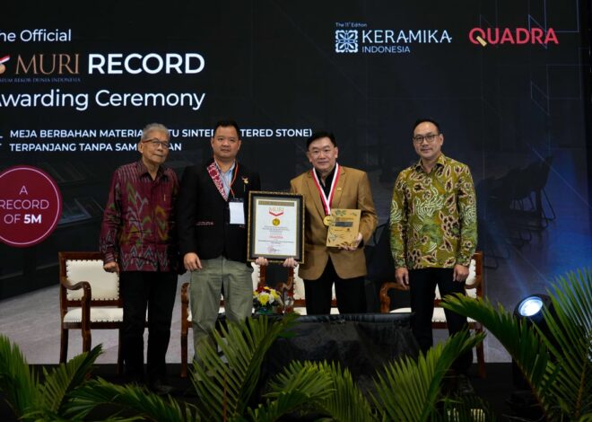 MENEGASKAN DOMINASI LOKAL, QUADRA DAN ROMAN HADIRKAN INOVASI MATERIAL BERSTANDAR GLOBAL