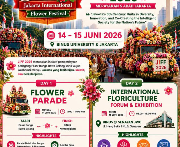 BINUS University Dorong Transformasi Pasar Bunga Rawa Belong Menuju Destinasi Florikultura Bertaraf Internasional