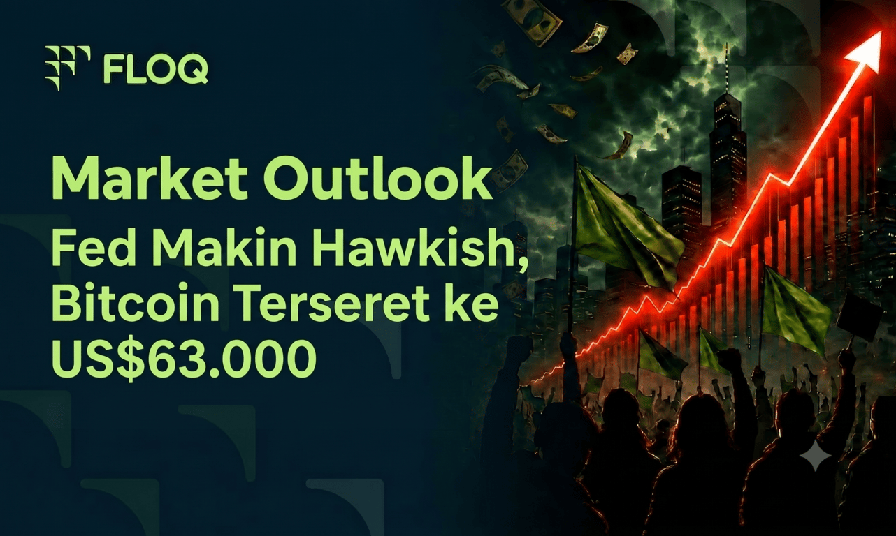 Fed Makin Hawkish, Bitcoin Terseret ke US$63.000: Regulasi AS Jadi Harapan Baru Pasar