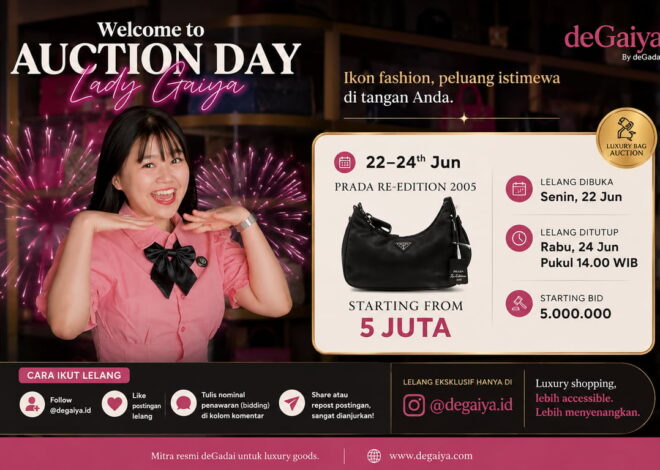 Luxury Bag Auction Kembali Digelar, Prada Re-Edition 2005 Siap Diperebutkan Mulai Rp5 Juta di @degaiya.id