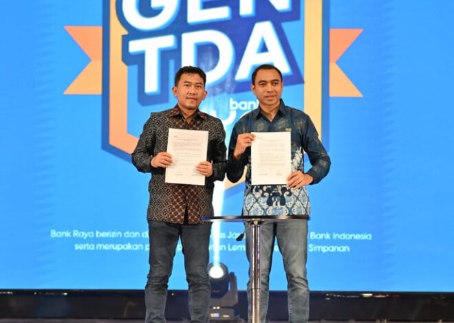 Bank Raya Bersama Komunitas Tangan Diatas (TDA) Percepat Transformasi dan Pertumbuhan UMKM Lewat GEN TDA Raya