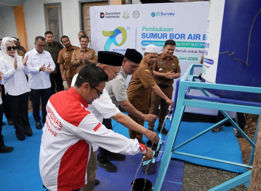 ABPEDNAS dan SUCOFINDO Hadirkan Akses Air Bersih bagi Masyarakat Desa di Aceh Besar