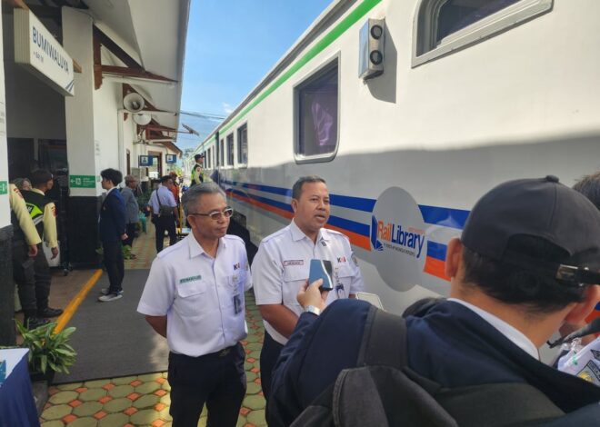 KAI Daop 2 Bandung Adakan Pengobatan Gratis Dengan Rail Clinic di Stasiun Bumiwaluya