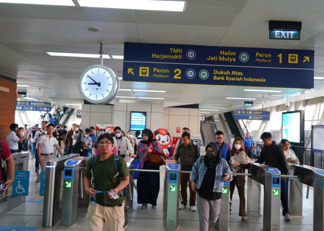 LRT Jabodebek Catat 2,5 Juta Pengguna pada Mei 2026, Perjalanan Akhir Pekan Ikut Meningkat