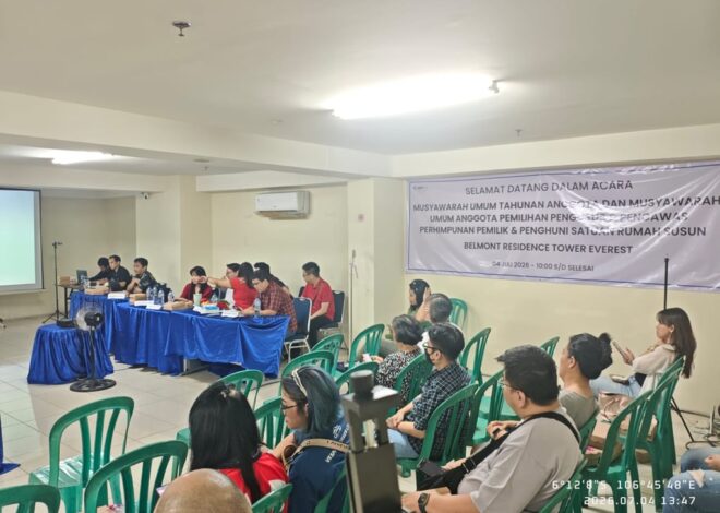 P3SRS Belmont Residence Tower Everest Paparkan Rekam Jejak Opini Audit, Posisi Kas, dan Tetapkan Keputusan Strategis pada RUTA 2026