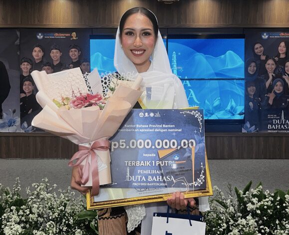 Terinspirasi dari Pengalaman Studi di Meksiko, Mahasiswi BINUS @Alam Sutera Raih Juara 1 Duta Bahasa Banten 2026