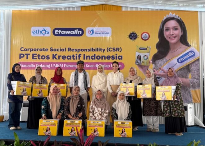 Gandeng Maia Estianty, PT Etos Kreatif Indonesia dan Yayasan Amal Bunda Berdayakan 250 Perempuan UMKM