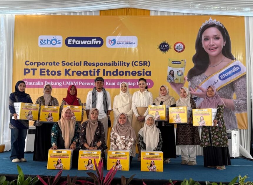 Gandeng Maia Estianty, PT Etos Kreatif Indonesia dan Yayasan Amal Bunda Berdayakan 250 Perempuan UMKM