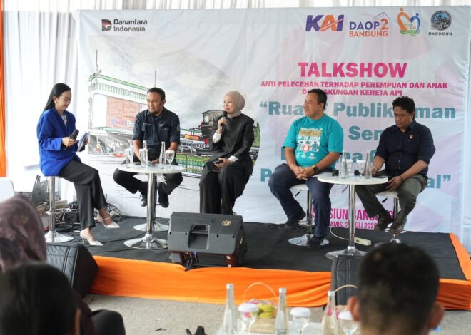 Peringati Hari Anak Nasional, KAI Daop 2 Bandung Bersama Komunitas Railfans Gaungkan STOP Pelecehan Seksual di Transportasi Publik Kereta Api