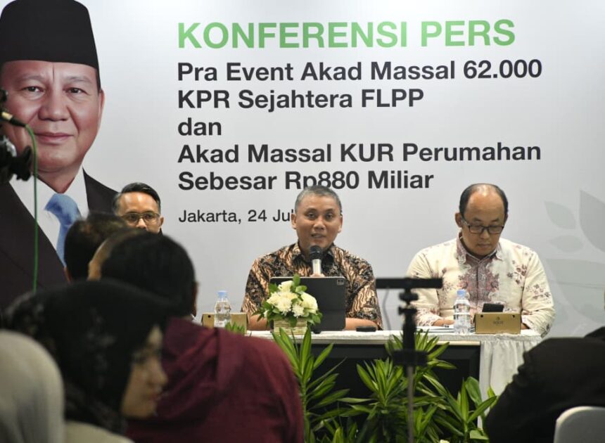 BP Tapera Bersama Kementerian PKP Akan Gelar Akad Massal 62.000 Unit KPR Subsidi dan KUR Perumahan Sebesar Rp880 Miliar “Hunian Berkualitas Menuju Indonesia Sejahtera”