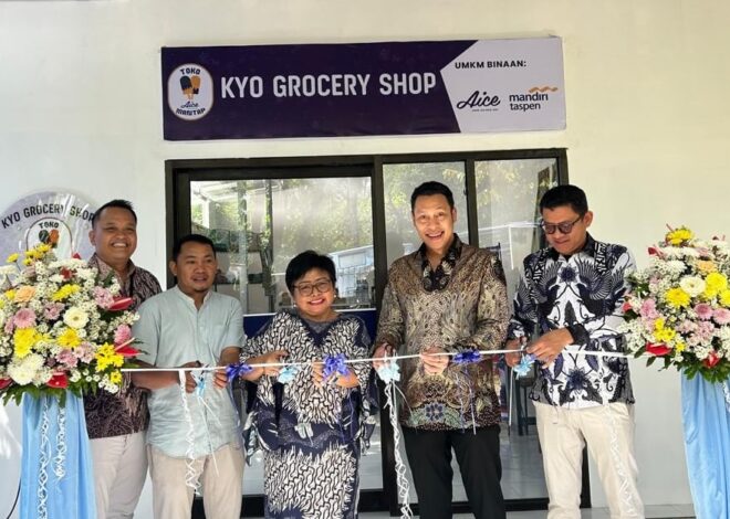 Bank Mandiri Taspen Resmikan Toko Aice Mantap di Manado, Dukung Pensiunan Jadi Wirausaha