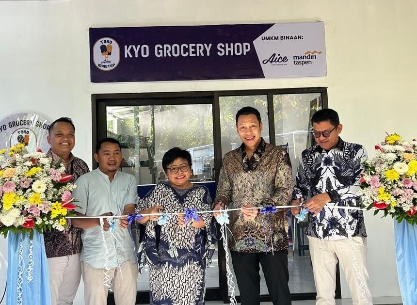 Bank Mandiri Taspen Resmikan Toko Aice Mantap di Manado, Dukung Pensiunan Jadi Wirausaha