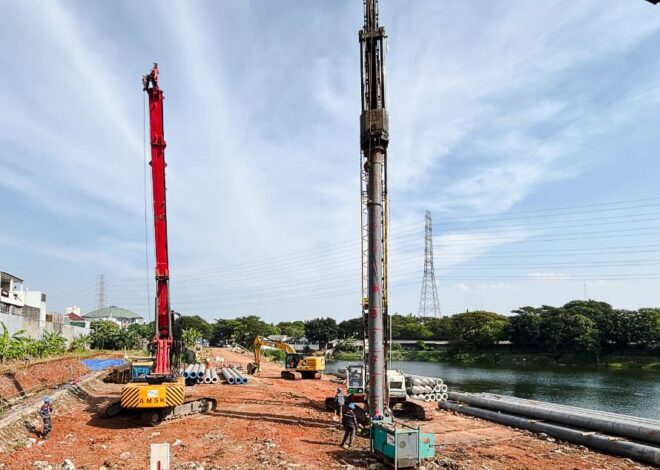 Perkuat Sistem Tata Air untuk Kurangi Risiko Banjir, WSBP Suplai Spun Pile dan Beton Readymix