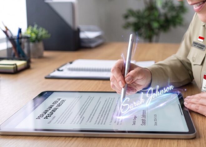Digitalisasi Administrasi Pemerintahan dengan Tanda Tangan Elektronik