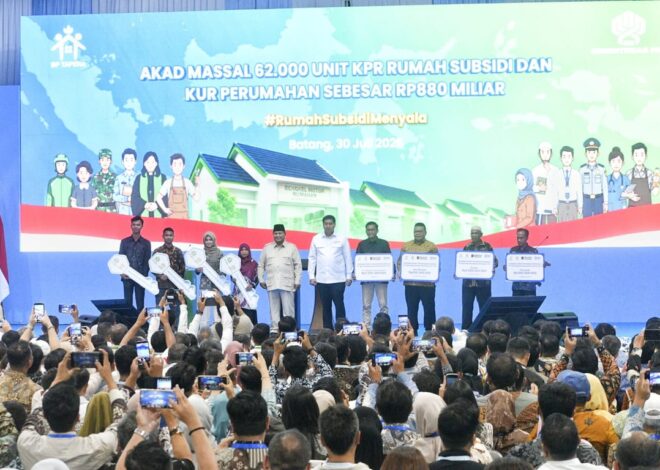 BP Tapera Kembali Toreh Sejarah, Akad Massal 62.710 KPR Sejahtera FLPP Bersama Presiden RI di Kabupaten Batang