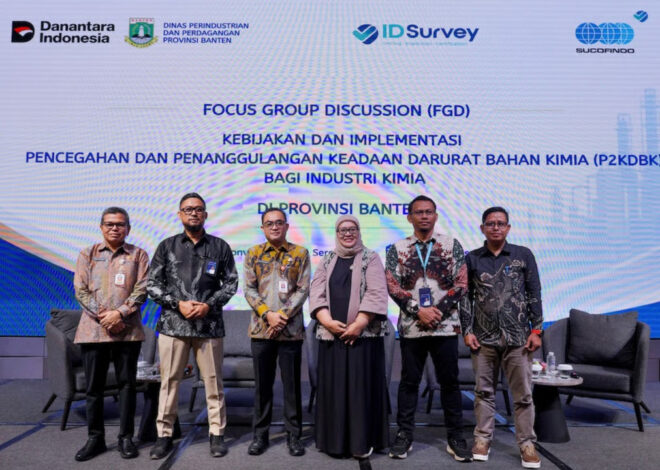 SUCOFINDO – DISPERINDAG BANTEN PERKUAT SINERGI PENCEGAHAN DAN PENANGGULANGAN KEADAAN DARURAT BAHAN KIMIA